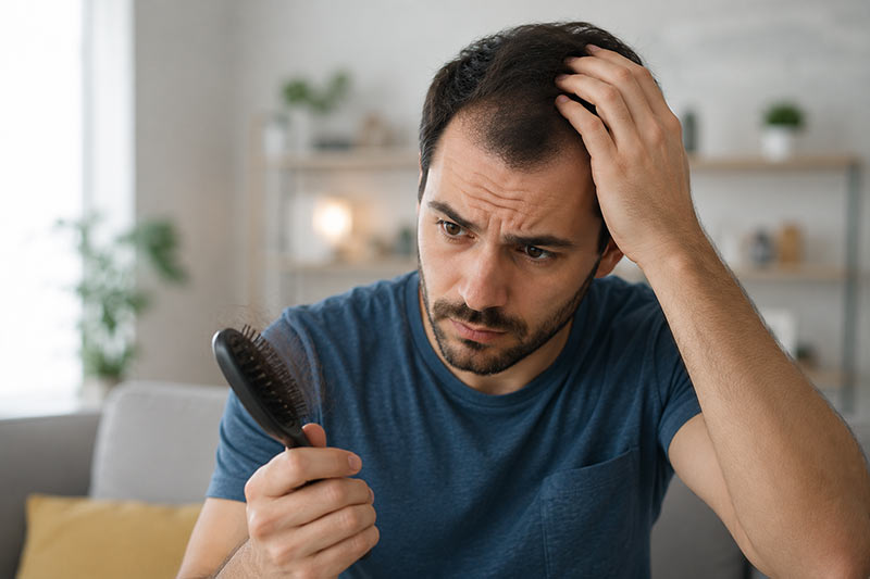 Caída del pelo después de los 30