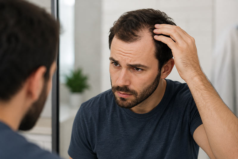 Caída del pelo después de los 30